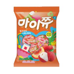 [크라운제과] 마이쮸 핑크리치+써니피치_284G